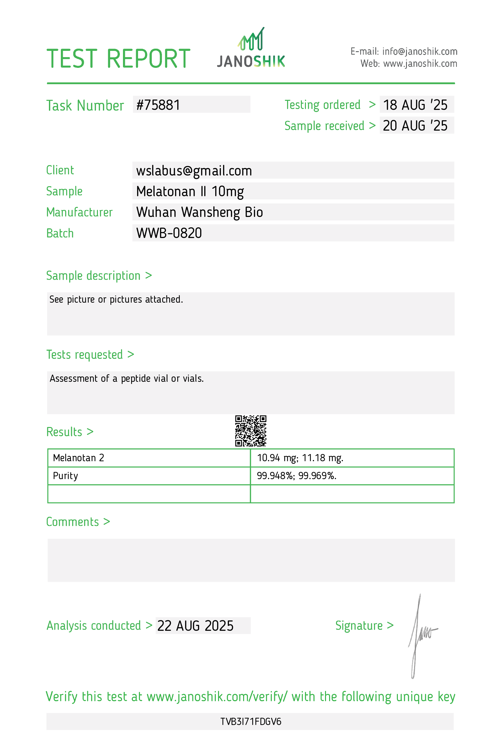 Melanotan II 10mg - Image 2